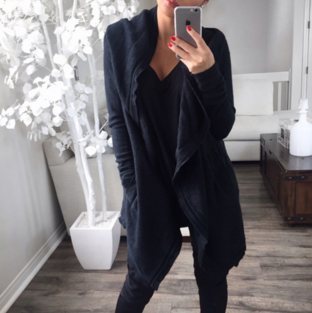 Hooded cardigan